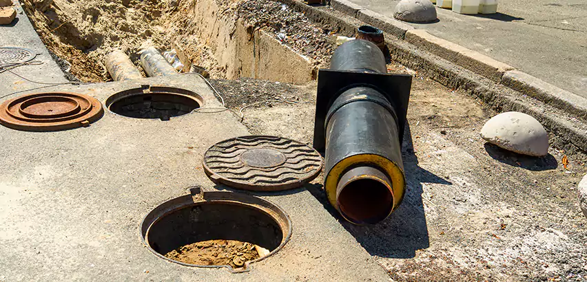 Lateral Sewer Line Replacement in Lindenhurst